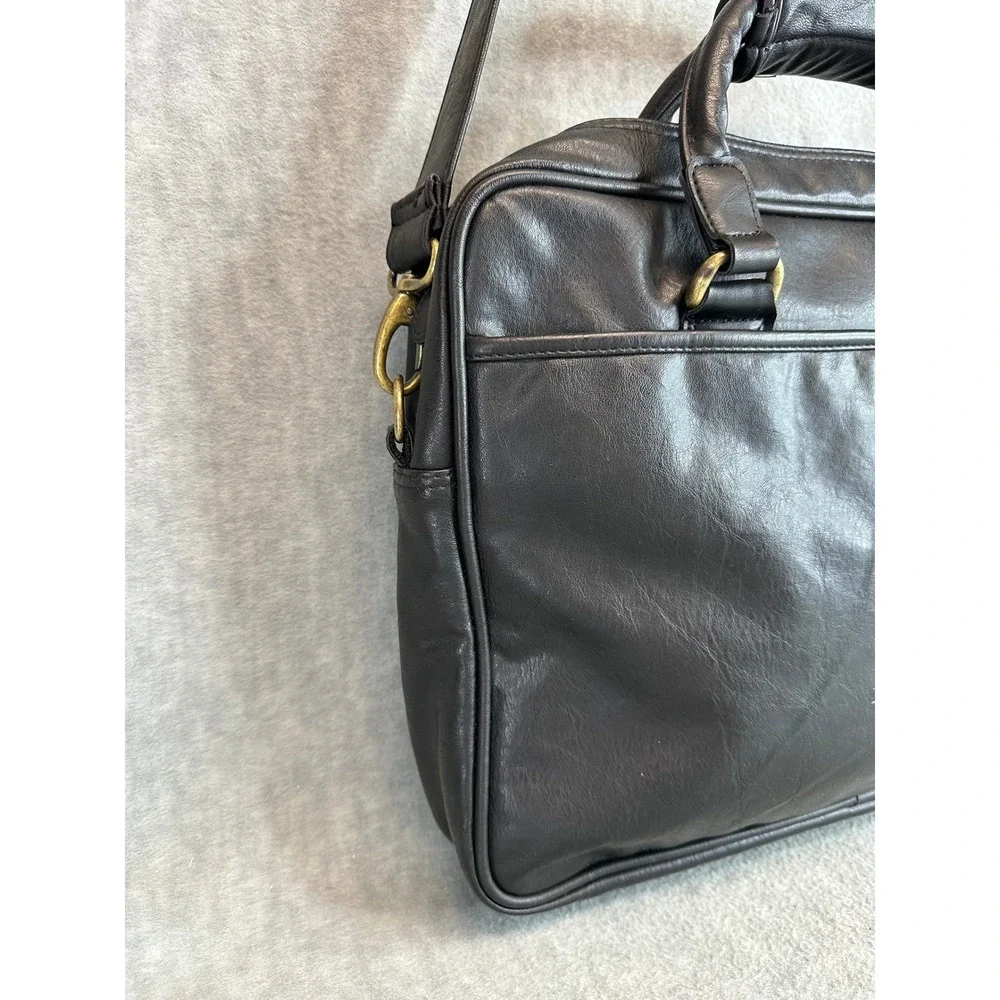 Florida State Seminoles Black Leather Executive‎ Laptop Briefcase Bag FSU Logo